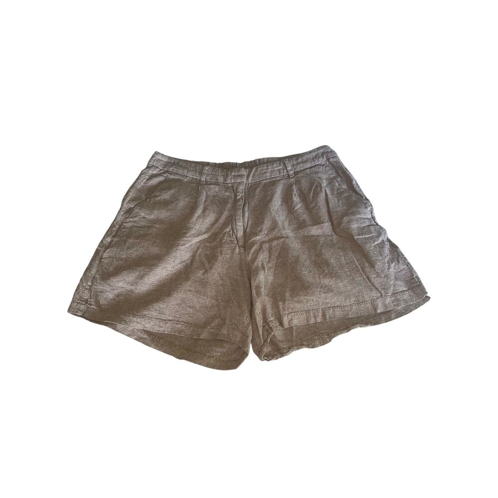 Old Navy khaki Linen Blend Shorts Womens XL